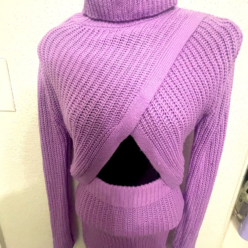 Lavender Sweater Set